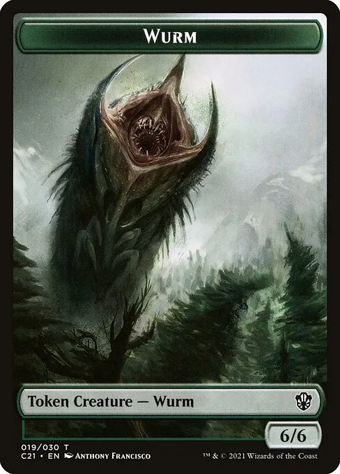 Wurm · Commander 2021 Tokens 19/30
