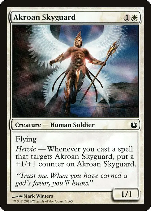 Akroan Skyguard · Born of the Gods 3/165