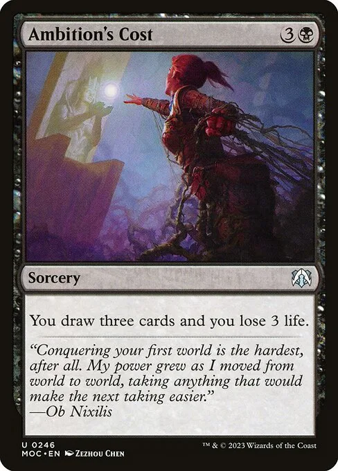 Ambition's Cost · March of the Machine Commander 246/450