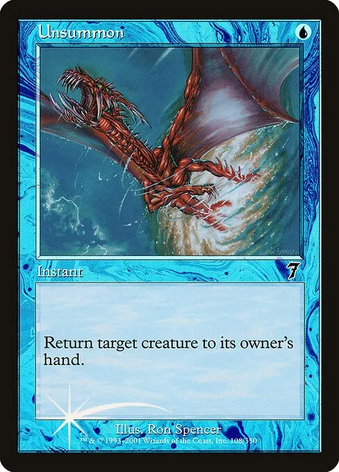 Unsummon · Seventh Edition 108★/708