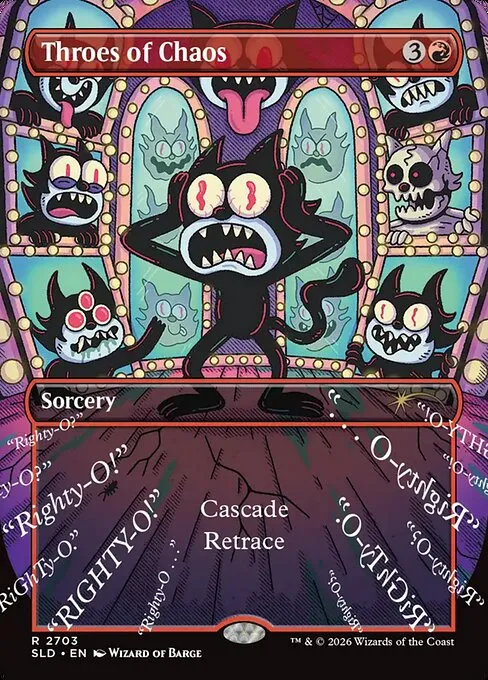 Throes of Chaos · Secret Lair Drop 2703/2547