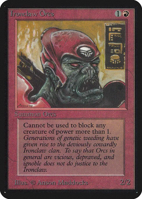 Ironclaw Orcs · Limited Edition Alpha 159/295