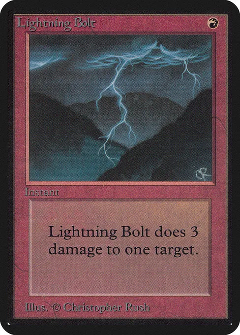 Lightning Bolt · Limited Edition Alpha 161/295