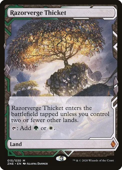 Razorverge Thicket · Zendikar Rising Expeditions 15/30