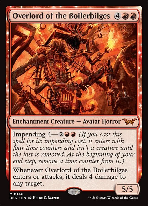 Overlord of the Boilerbilges · Duskmourn: House of Horror 146/419