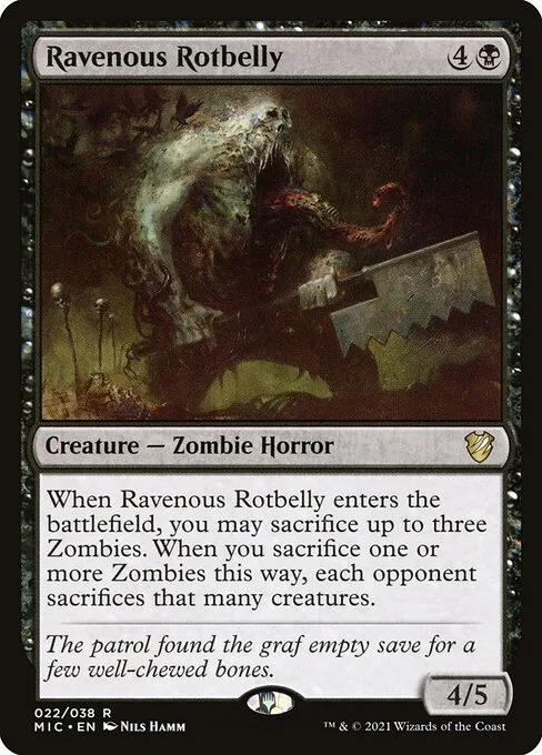 Ravenous Rotbelly · Midnight Hunt Commander 22/187