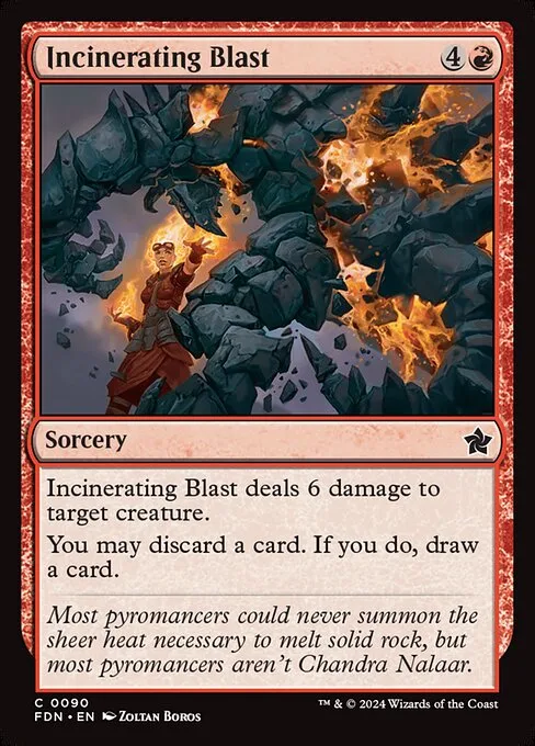 Incinerating Blast · Foundations 90/771