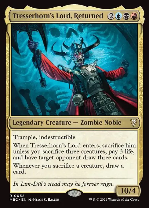 Tresserhorn's Lord, Returned · Mystery Booster: Commander Edition 52/2