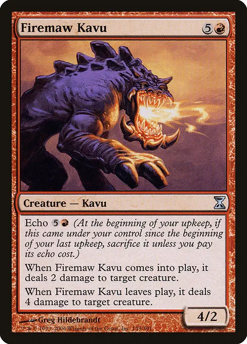 Firemaw Kavu · Time Spiral 153/301