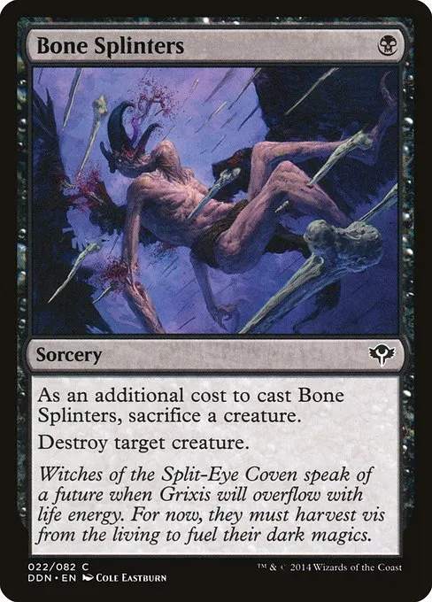 Bone Splinters · Duel Decks: Speed vs. Cunning 22/82