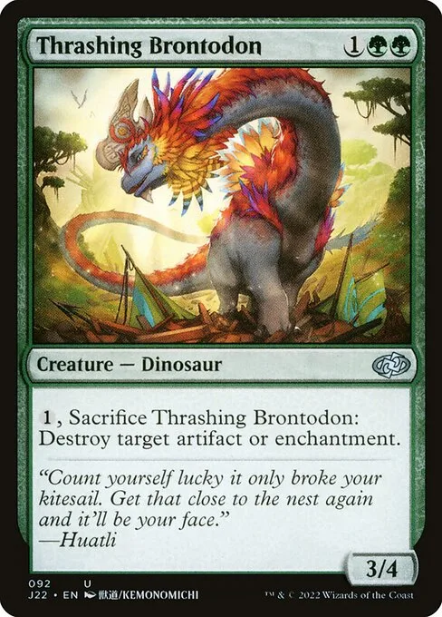 Thrashing Brontodon · Jumpstart 2022 92/835