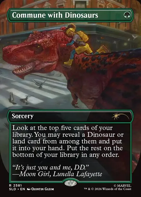 Commune with Dinosaurs · Secret Lair Drop 2581/2547