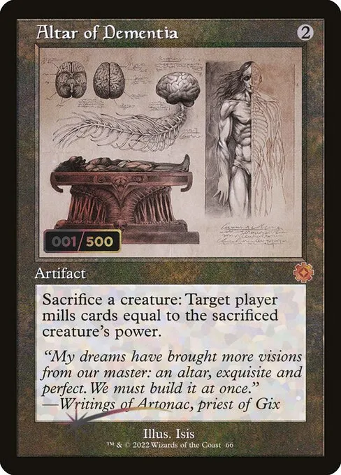 Altar of Dementia · The Brothers' War Retro Artifacts 66z/189
