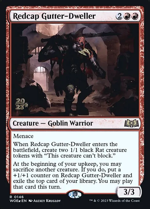 Redcap Gutter-Dweller · Wilds of Eldraine Promos 146s/160