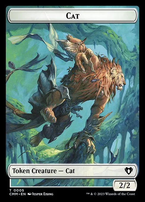 Cat · Commander Masters Tokens 5/81