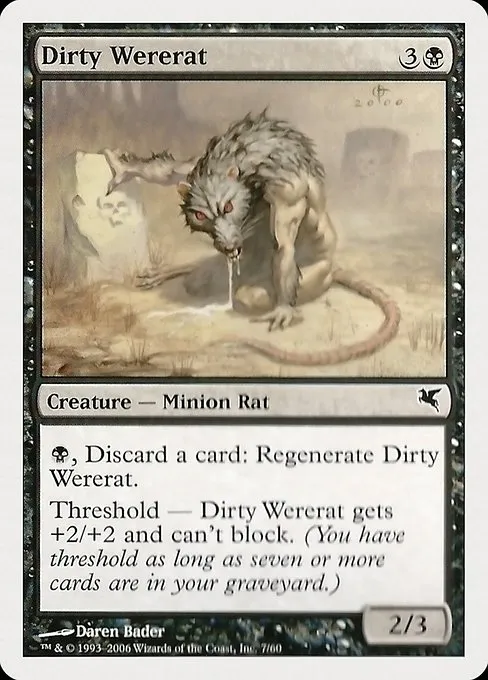Dirty Wererat · Hachette UK 7/60