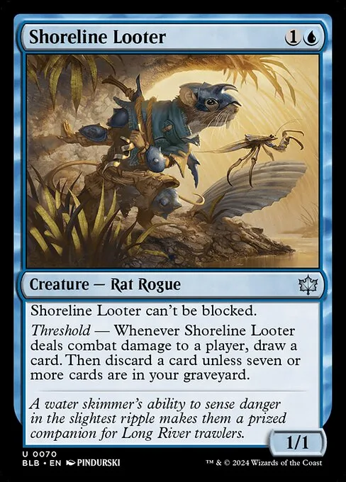 Shoreline Looter · Bloomburrow 70/398