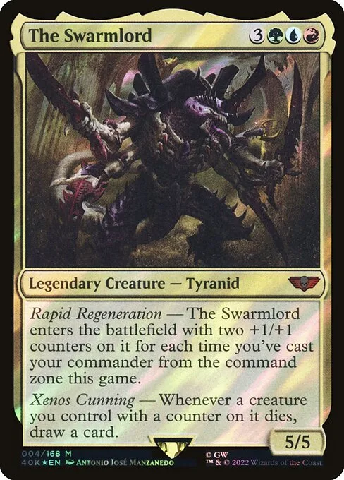 The Swarmlord · Warhammer 40,000 Commander 4/617