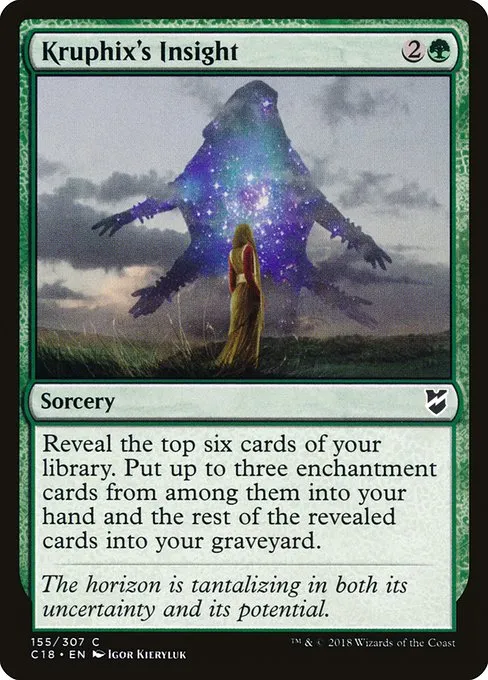 Kruphix's Insight · Commander 2018 155/307