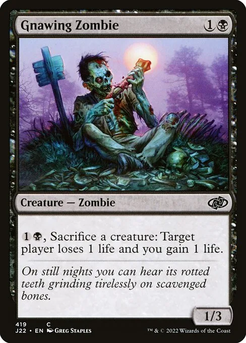 Gnawing Zombie · Jumpstart 2022 419/835