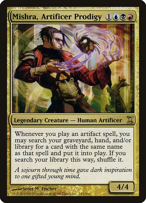 Mishra, Artificer Prodigy · Time Spiral 243/301