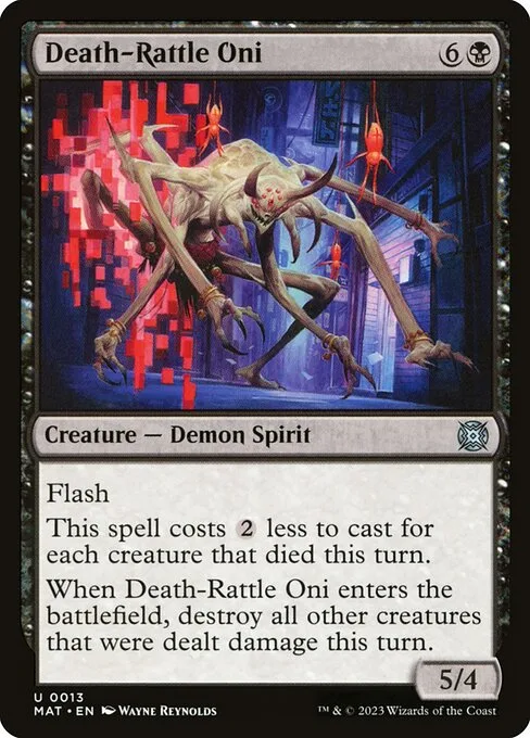 Death-Rattle Oni · March of the Machine: The Aftermath 13/230