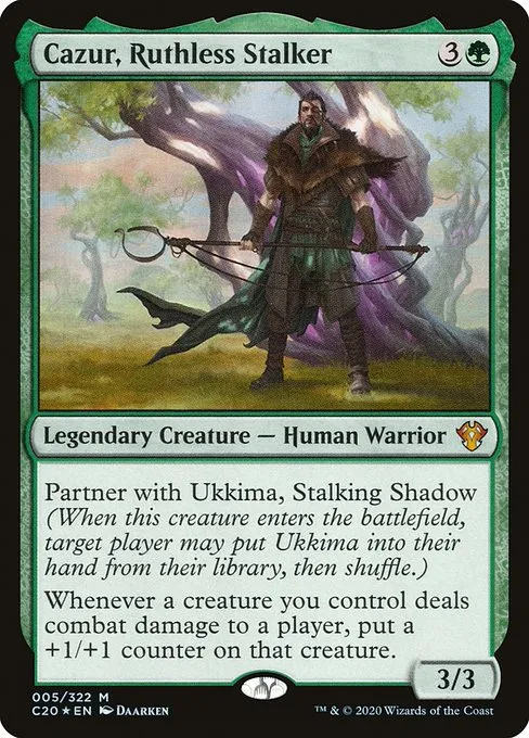 Cazur, Ruthless Stalker · Commander 2020 5/322