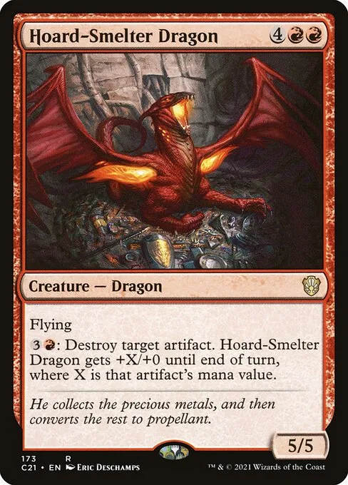 Hoard-Smelter Dragon · Commander 2021 173/409