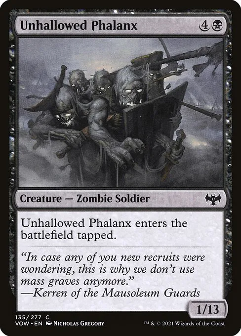 Unhallowed Phalanx · Innistrad: Crimson Vow 135/423
