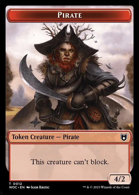 Pirate · Wilds of Eldraine Commander Tokens 12/10