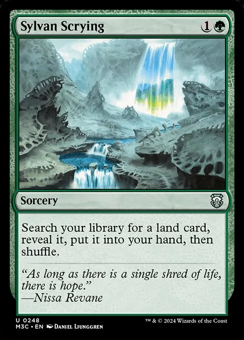 Sylvan Scrying · Modern Horizons 3 Commander 248/398