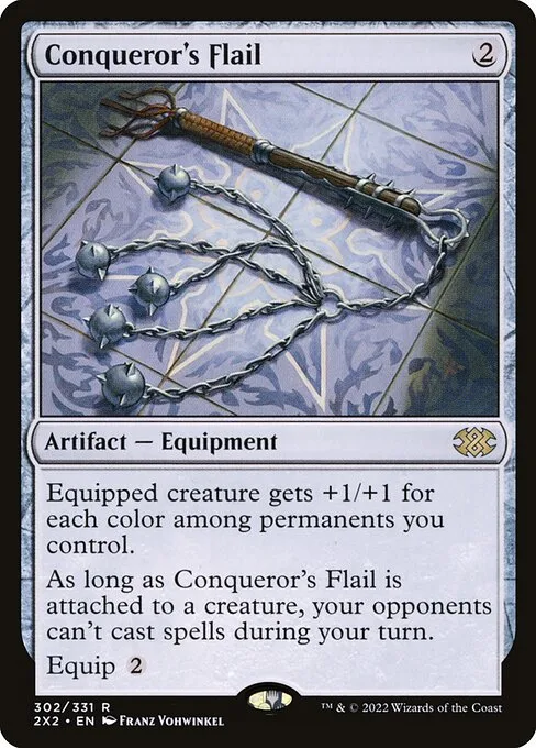 Conqueror's Flail · Double Masters 2022 302/579