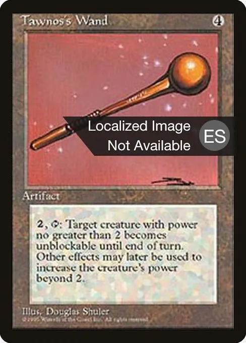 Tawnos's Wand · Fourth Edition Foreign Black Border 348/378