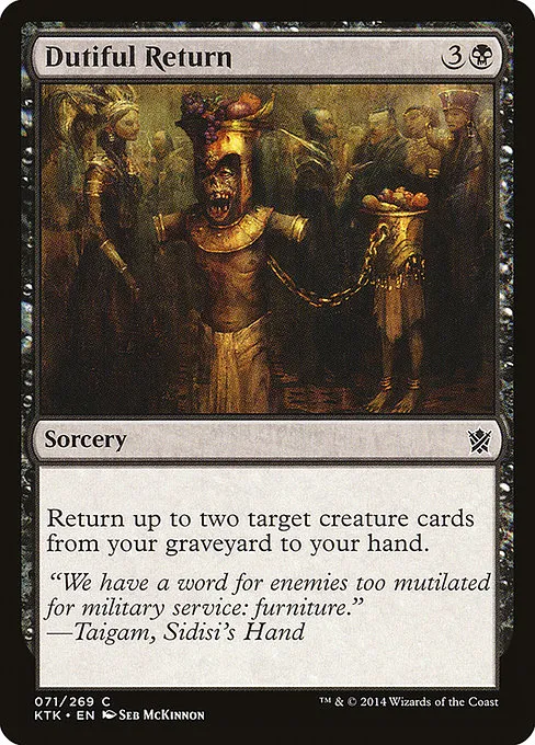 Dutiful Return · Khans of Tarkir 71/293