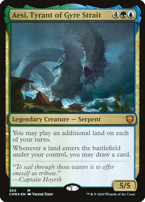 Aesi, Tyrant of Gyre Strait · Commander Legends 365/718