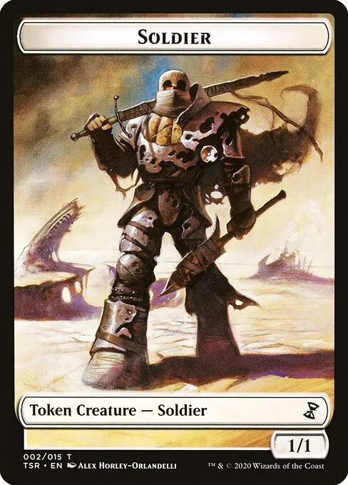Soldier · Time Spiral Remastered Tokens 2/15