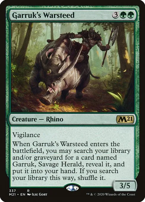 Garruk's Warsteed · Core Set 2021 337/397