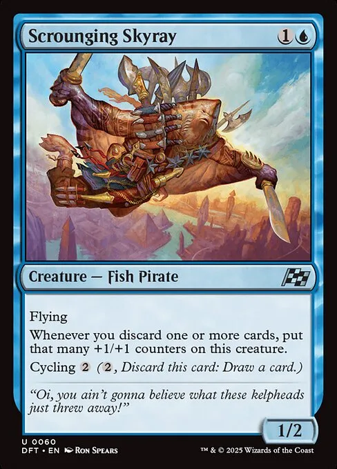 Scrounging Skyray · Aetherdrift 60/553