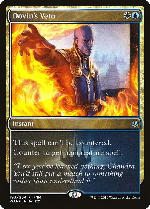 Dovin's Veto · War of the Spark Promos 193/176