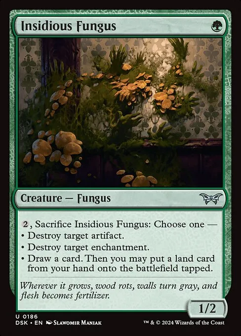 Insidious Fungus · Duskmourn: House of Horror 186/419