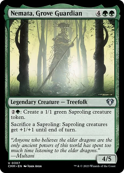 Nemata, Grove Guardian · Commander Masters 307/1067