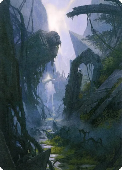 Swamp // Swamp · Zendikar Rising Art Series 14/81