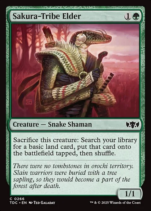 Sakura-Tribe Elder · Tarkir: Dragonstorm Commander 266/413