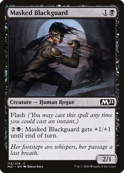 Masked Blackguard · Core Set 2021 113/397