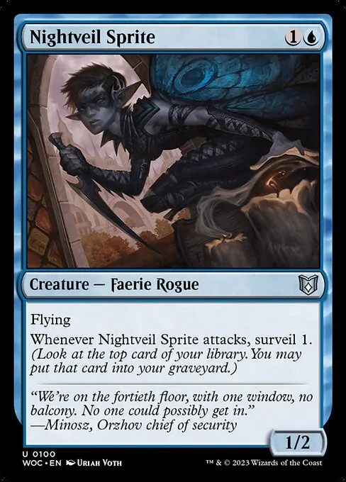 Nightveil Sprite · Wilds of Eldraine Commander 100/173