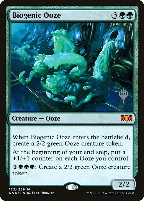 Biogenic Ooze · Ravnica Allegiance Promos 122p/81