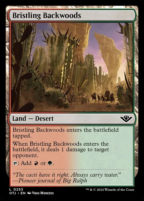 Bristling Backwoods · Outlaws of Thunder Junction 253/374