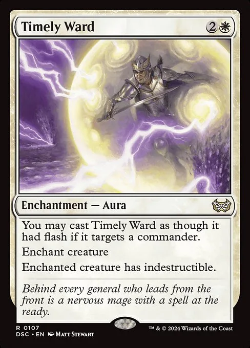 Timely Ward · Duskmourn: House of Horror Commander 107/373
