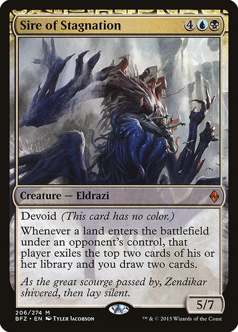 Sire of Stagnation · Battle for Zendikar 206/299