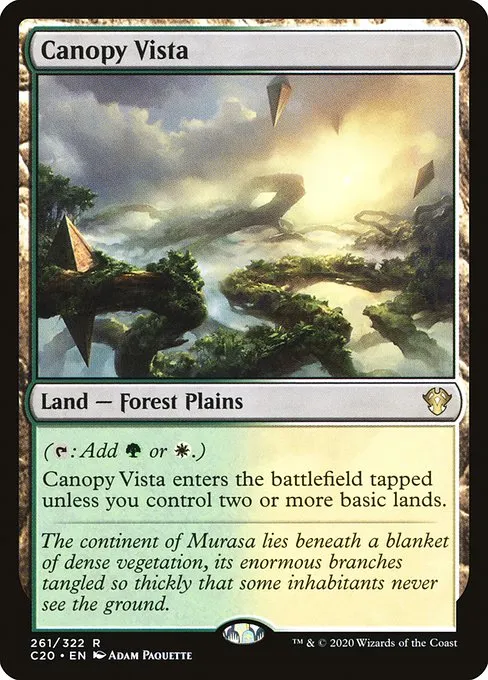 Canopy Vista · Commander 2020 261/322